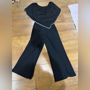 MSK Black Wide Leg Jumpsuit